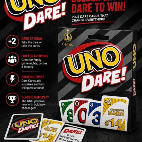 UNO Dare! is a twist on the classic card Game
