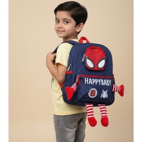 Spider Man Kids Backpack with Plush Hands & Feet – School & Travel Bag | 3 Colors