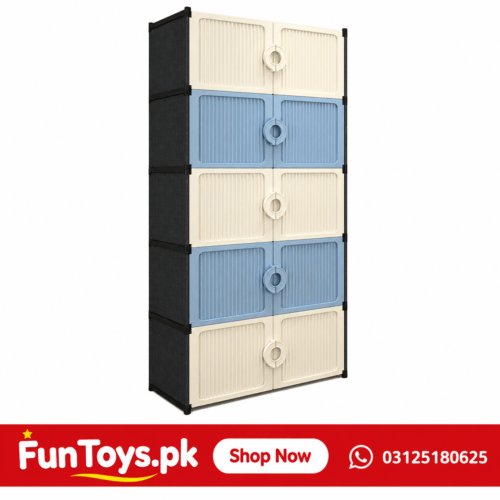Plastic Storage and wardrobe organizer measuring 
63×32×150 cm
