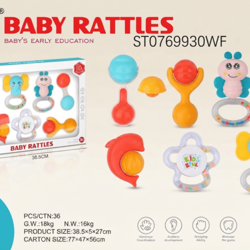 Alternative view of Baby Rattles early education gift set