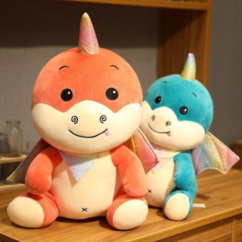 Dragon Dinosaur Plush Toy Pillow Sleeping Toy Bed For Children's