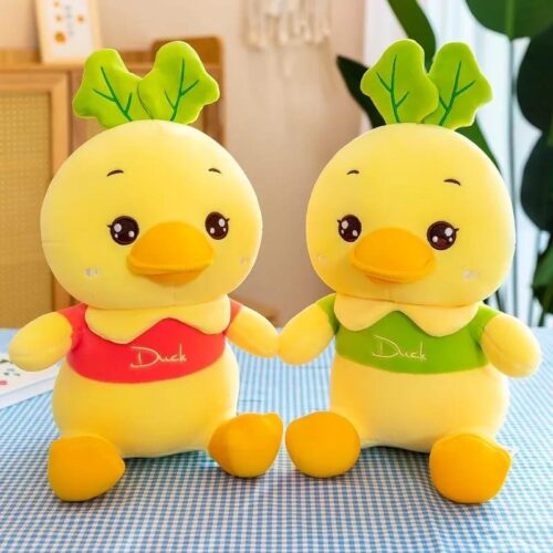 Alternative view of 35cm plush leaf-hat duck soft toys