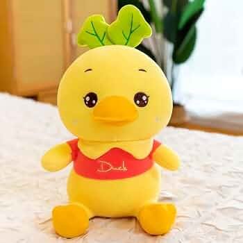 35cm plush leaf-hat duck soft toys