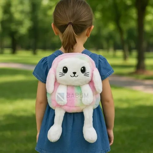 Plushy Backpack with Lights & Movable Ears
cute tie-dye plush bunny character backpack Ear Muff