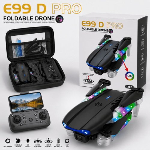 E99 D Pro Double Camera High Quality Camera Drone Lighting Drone With Full Stability Top 100 Verified Drone Lover Choise