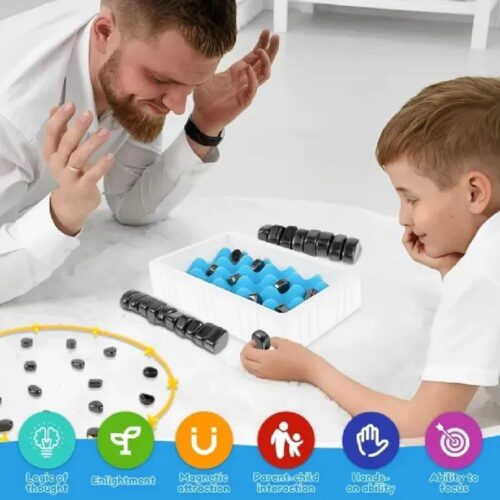Alternative view of Magnetic Chess Game