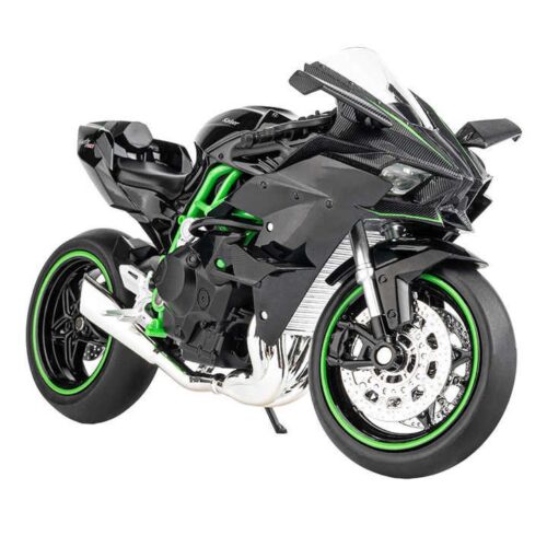 Alternative view of 1:10 Diecast Kawasaki Ninja H2R Motorcycle Model toy