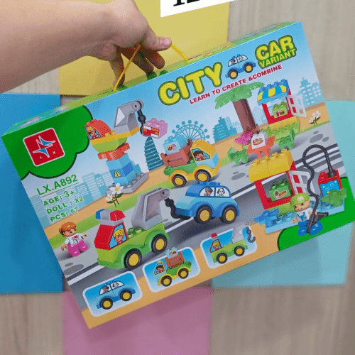 LX City Cars building blocks set