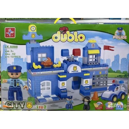 Alternative view of DUBLO Police Set, 137 pieces 2 in 1