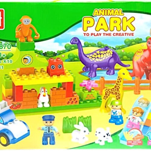 DUBLO Zoo Construction Set,81 large pieces