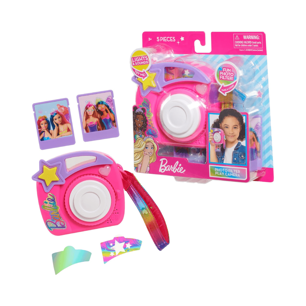 Barbie Branded Photo Filter Play Camera 5-piece toy