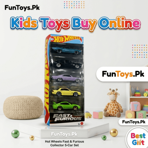 Alternative view of Hot Wheels Fast & Furious 5pcs Car Collection Set Original