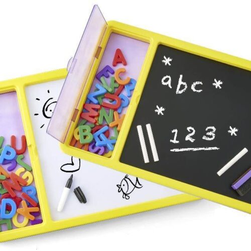 Magnetic Double-Sided Board with Magnet Letters