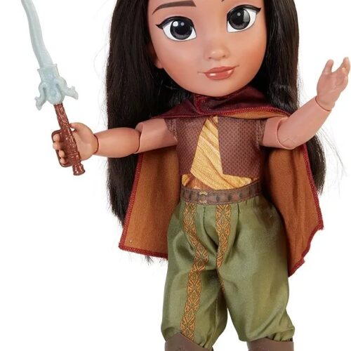 Alternative view of Disney's Raya and the Last Dragon Doll Articulated Large Raya Doll 14 inches