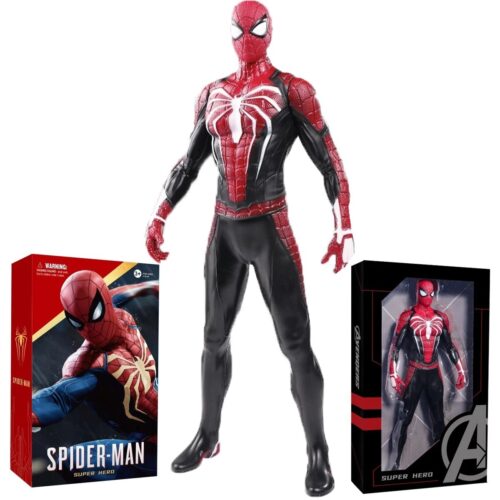 Spider-Man Super Hero Series Action Figure - 18-Inch Collectible Web-Slinger Figure with Advanced Suit Detail