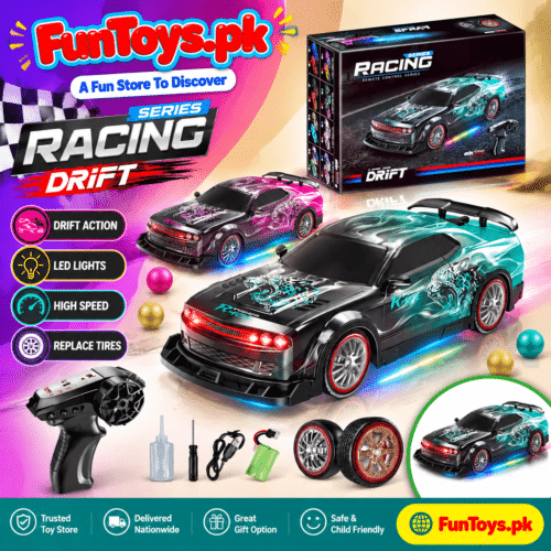 R/C RACING DRIFT 
CAR WITH WATCH