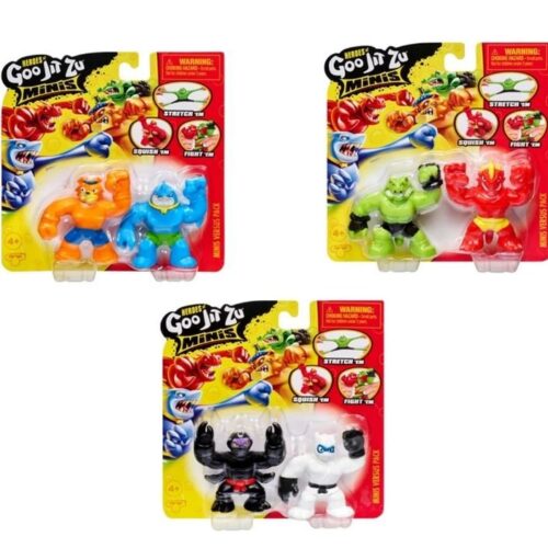 3pcs Set Heroes of Goo Jit Zu Mini Versus Pack action figures