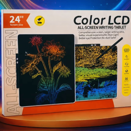 24" Whiteboard with USB Charger Large LCD Color Drawing Board