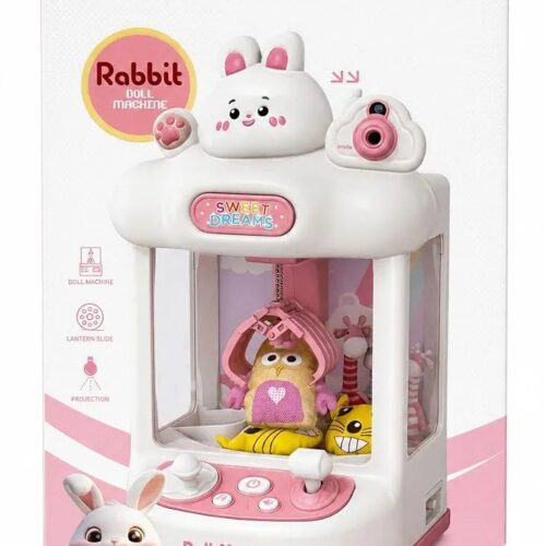 Claw doll machine toy available in rabbit and bear designs