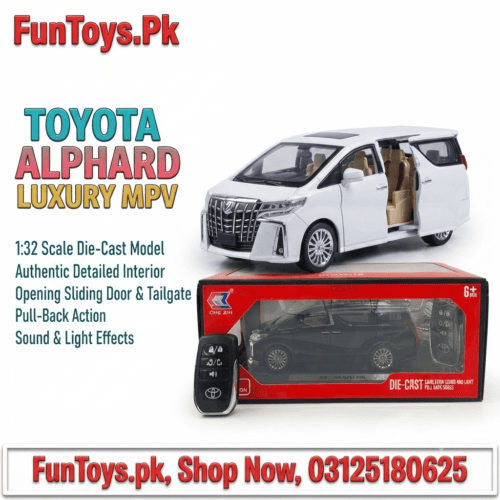 1:24 Diecast Toyota Alphard MPV Van With Key