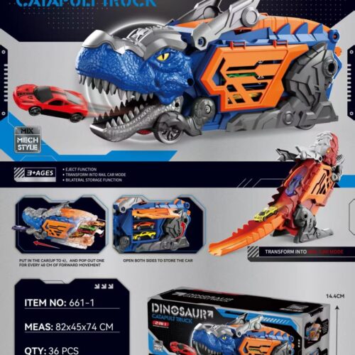 Alternative view of 2-in-1 Deformable Dinosaur Catapult Truck 2 IN 1 DINOSAUR 
CATAPULT TRUCK