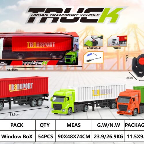 R/C URBAN 
TRANSPORT TRUCH 
CHARGEABLE