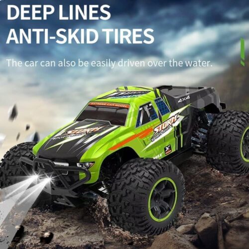 Alternative view of 55 Km/H 1:10 Scale All Terrain Remote Control Car 4Wd 2.4 Ghz Off Road High Speed 4Wd High-Speed Climbing Rc Truck with Led Headlight Gifts for Kid & Adults (Big Size)