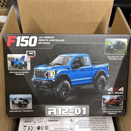 Alternative view of F150 1/12 Raptor F-150 4WD RC Crawler Pickup Truck Remote Control Car Model RTR with Metal Drivetrain & LED Lights