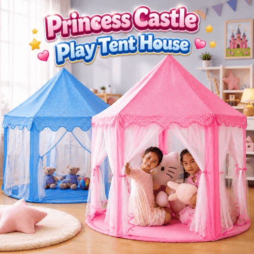 Princess Castle Play Tent House for Kids – Dreamy Playhouse for Your Little Princess