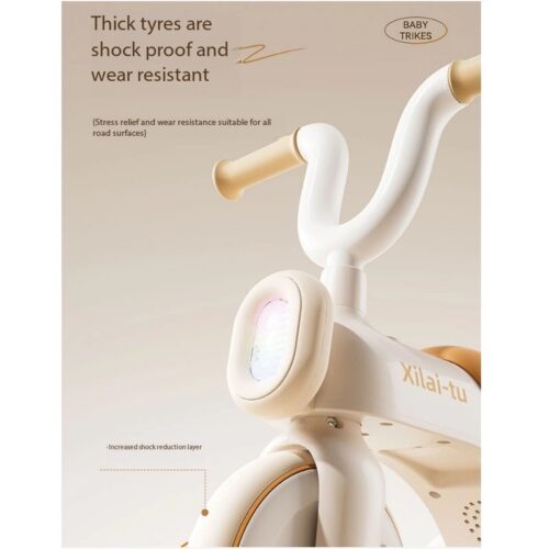 Alternative view of Multi-Functional Foot-Cranked Tricycle for 1-6yr