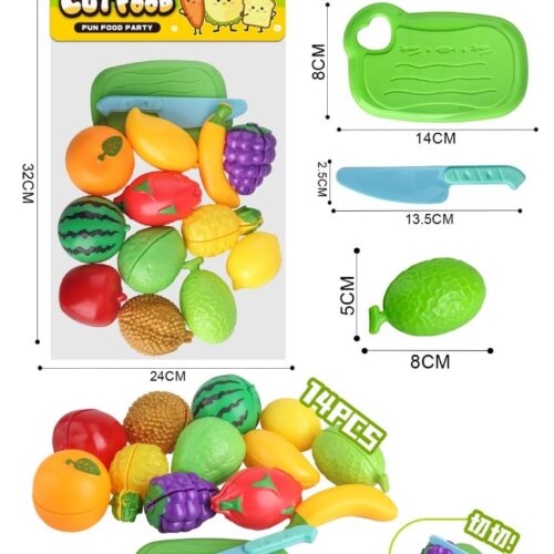 CUTE CUTTING FRUIT 
SET