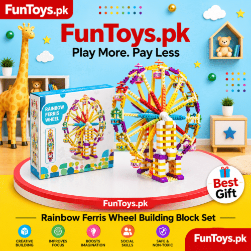 Rainbow Ferris Wheel Building Block Set